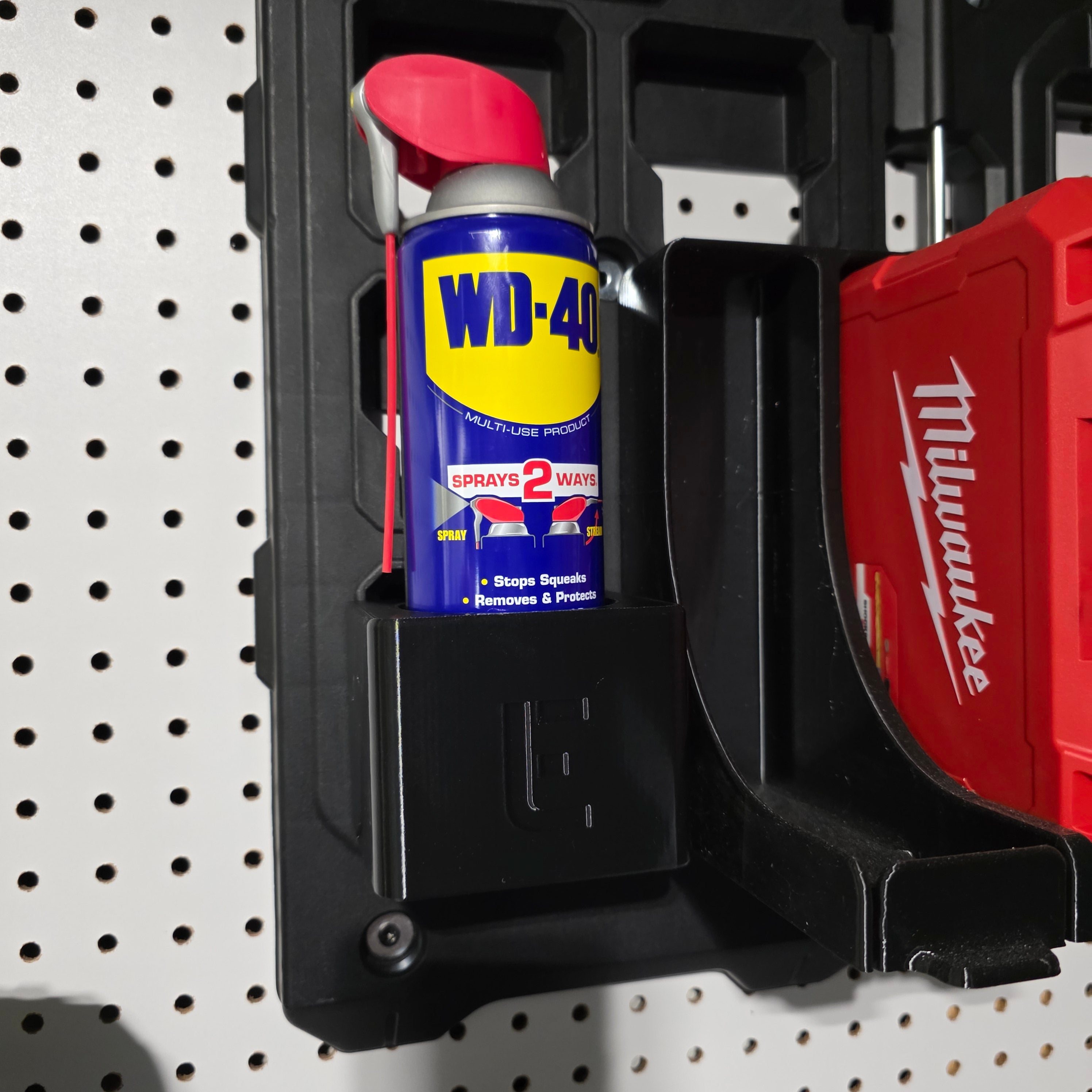 Packout Wall Mount Attachment - Holder for Spray Paint, WD-40, or PVC Cement