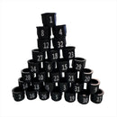 Deez Nuts Numbering Nuts 1-32 – Injection Molded, High Visibility Cable Management for Pigtails