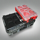 3D-printed Flex Stack Pack to Milwaukee Packout Adapter for versatile tool storage and organization.