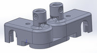 Folding Arch Bases for Simple LED Light Display Storage