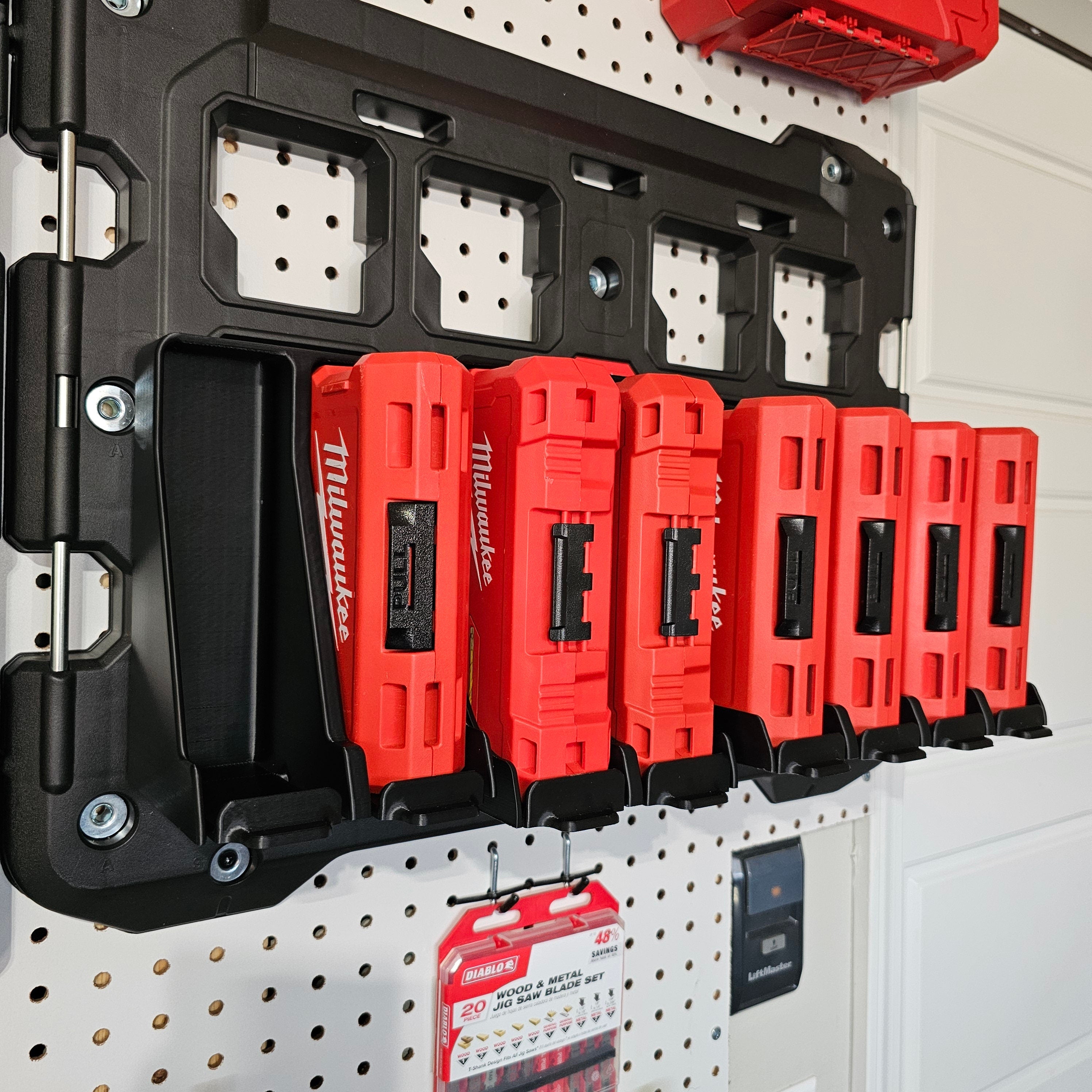 Packout Wall 3D-Printed Milwaukee Bit Case Holder | Lipich Engineering