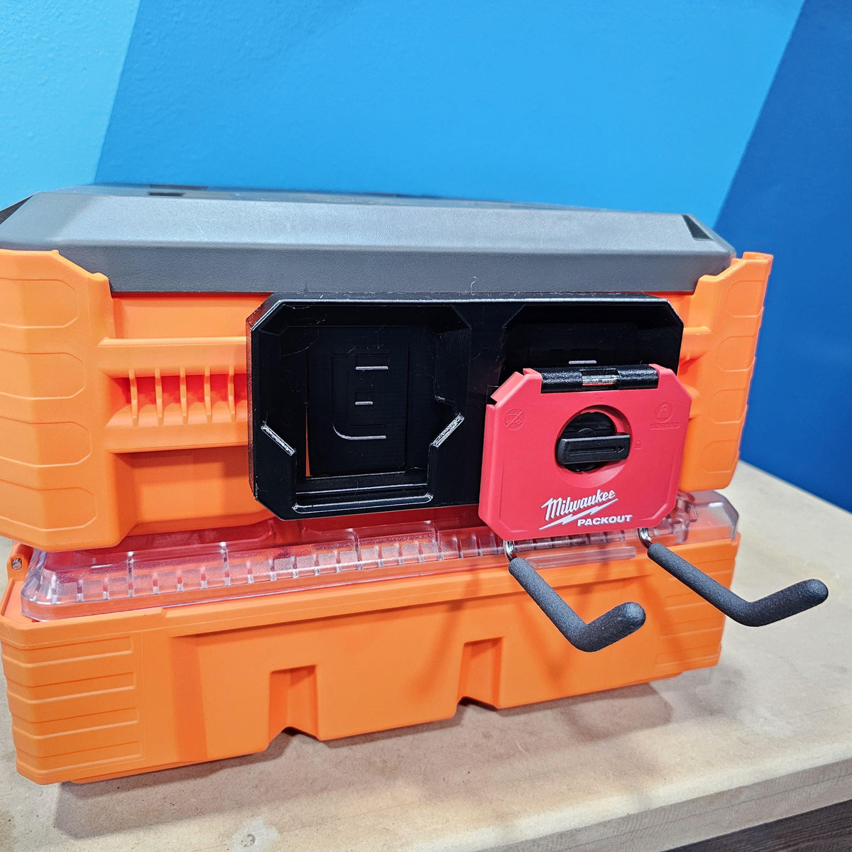 Pack Out Mod Box Klein MODBox Rail to Milwaukee Packout Adapter | Lipich Engineering