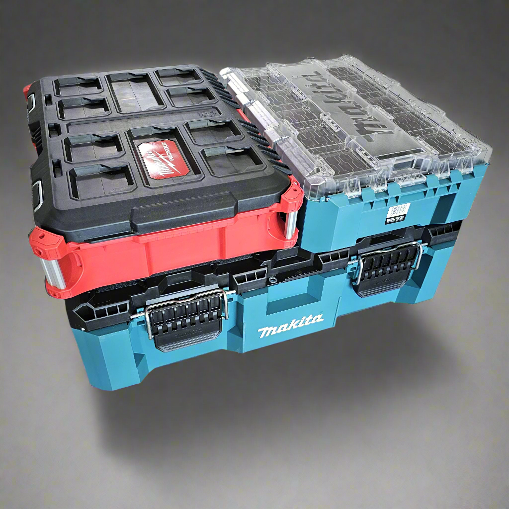 Makita Maktrak to Milwaukee Packout Adapter for seamless tool storage integration.