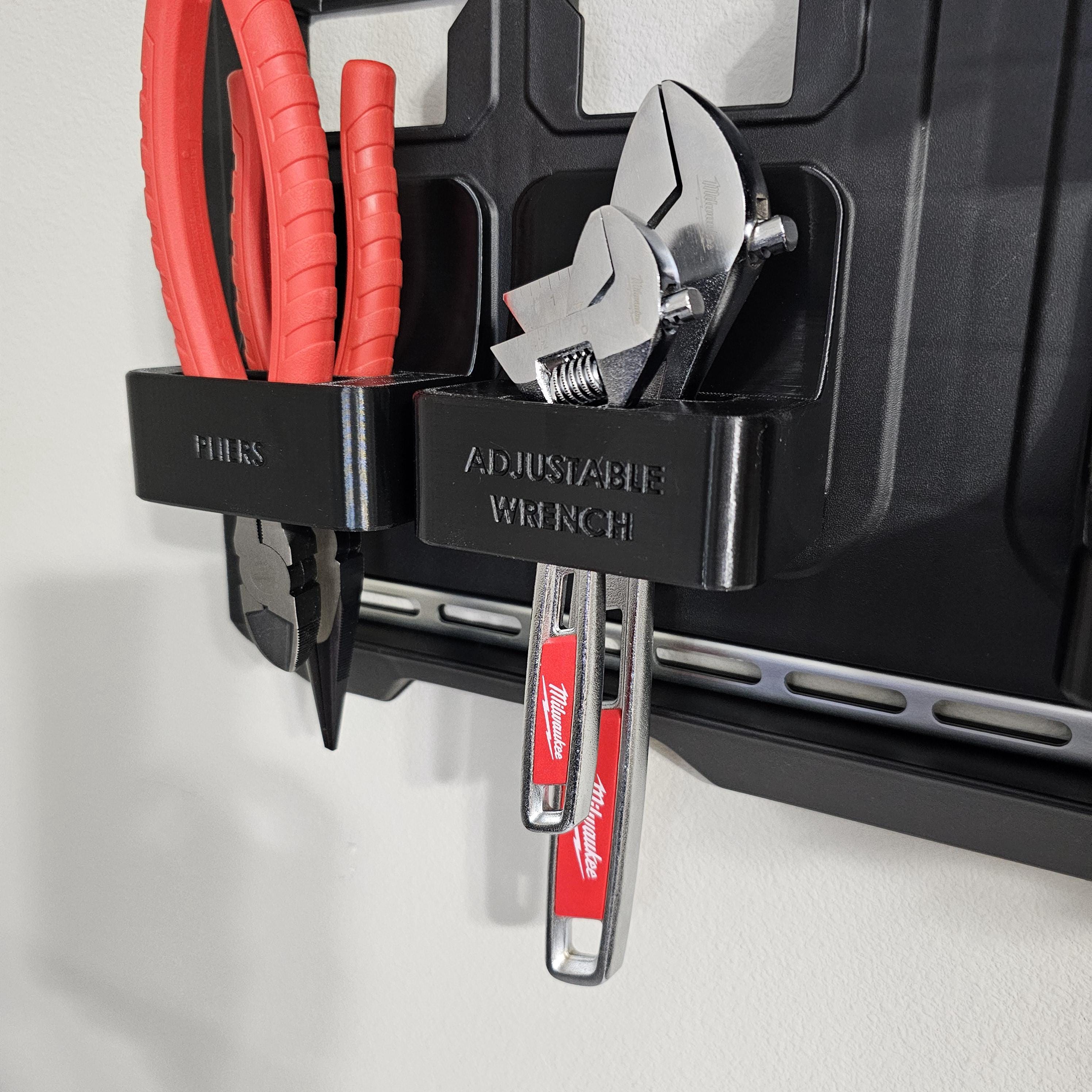 Milwaukee Packout Wall Adjustable Wrench Mount - Top Insert Version