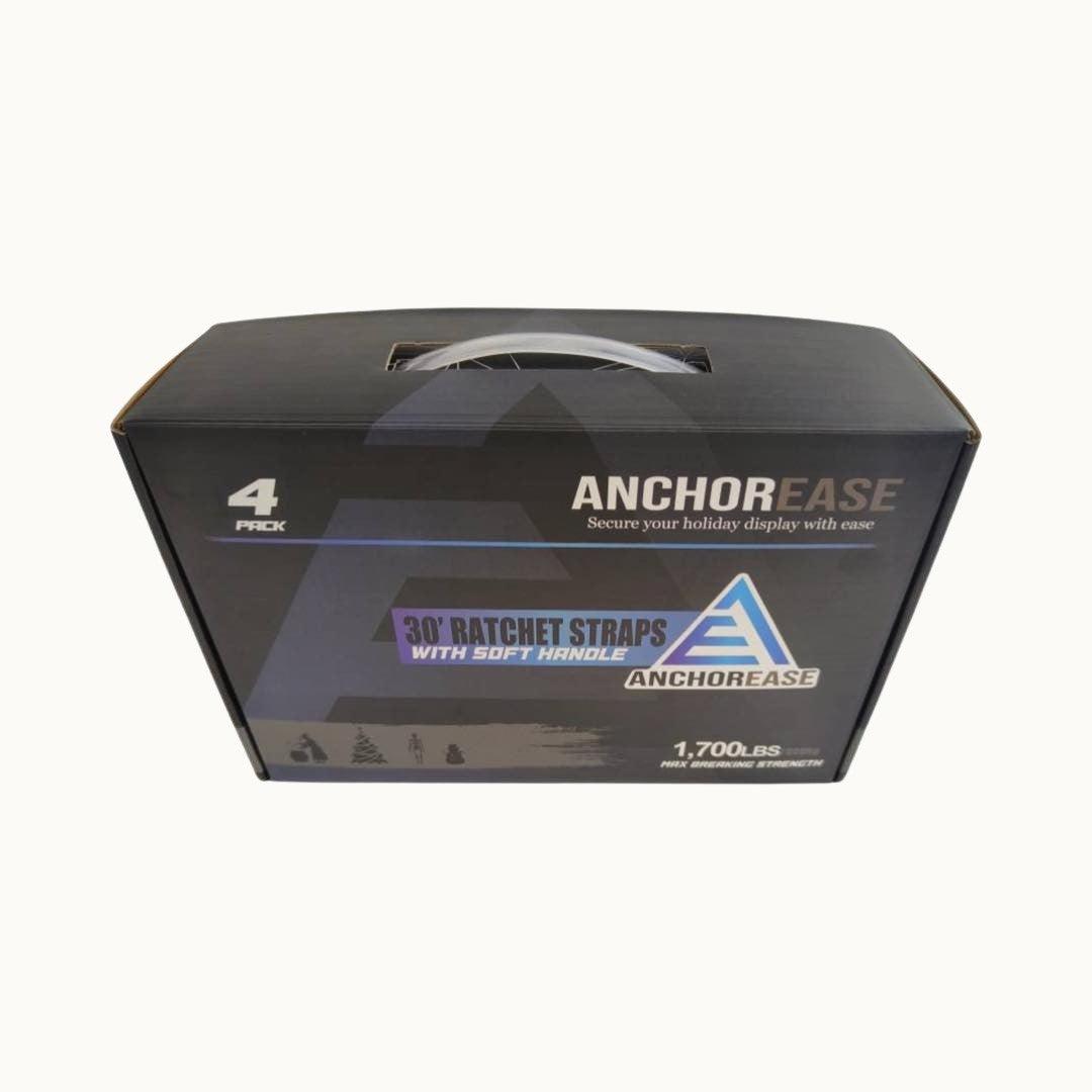 💪 AnchorEase™ 30' Ratchet Straps – Heavy-Duty Outdoor Display Protection 🚚