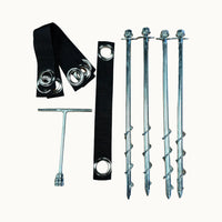 AnchorEase™ Ground Anchors – Steel, Anti-Rust, Quick Installation for Outdoor Displays