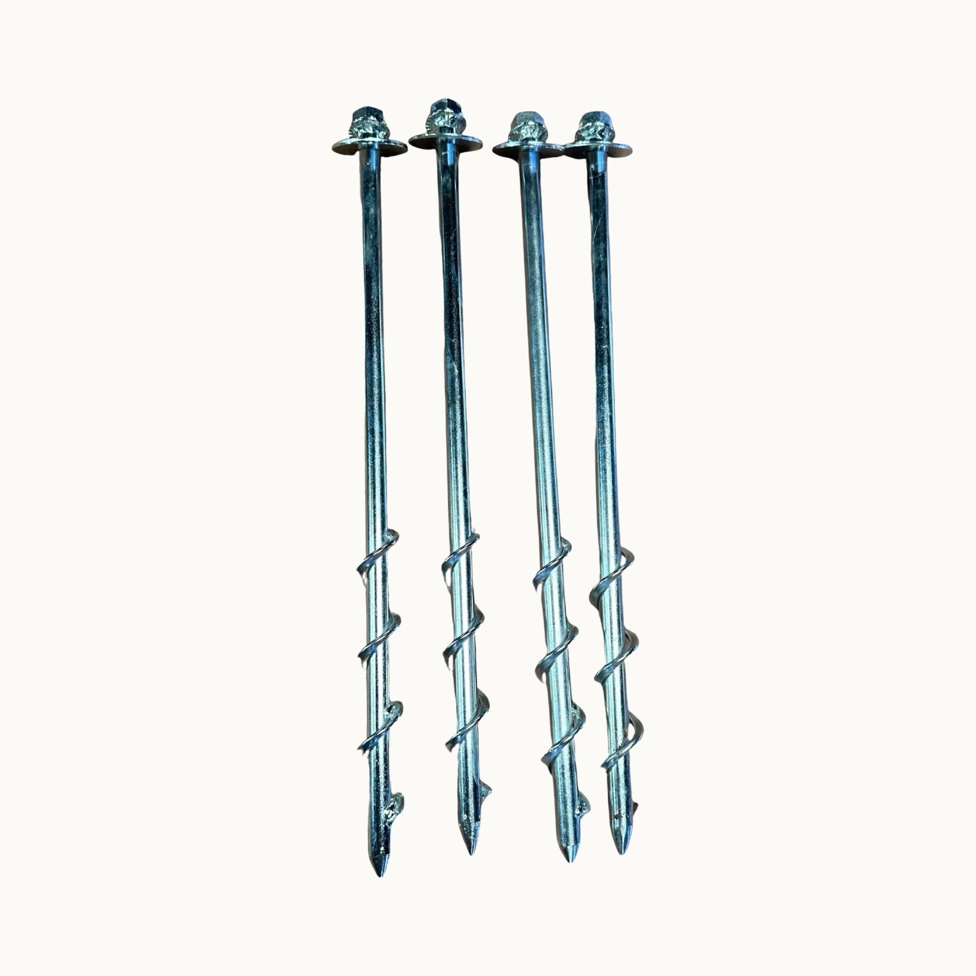 AnchorEase™ Ground Anchors – Steel, Anti-Rust, Quick Installation for Outdoor Displays